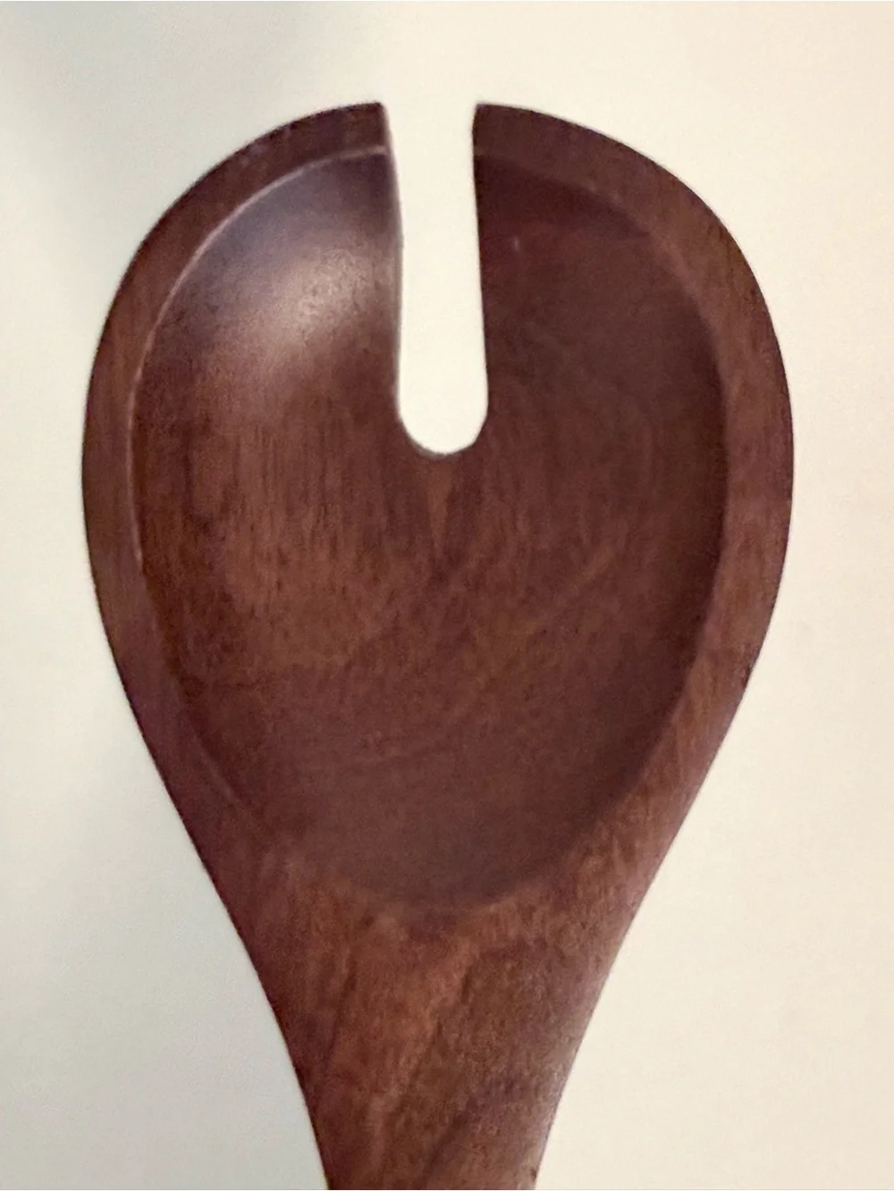 Williams Sonoma Dark Brown Wooden Salad Spoons Set